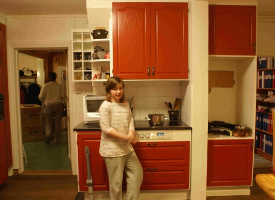 Köket nästan klart med Emma