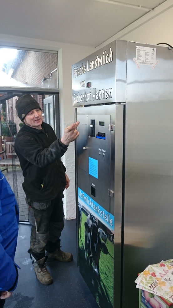 Elmar Hannen Tyskland mjölkautomat 25 feb 2016