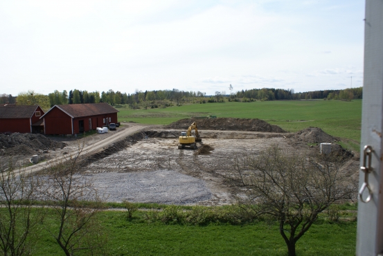 Plansilo schaktning påbörjad