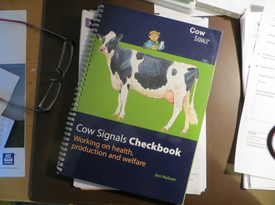 Cow signals check-book