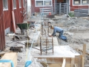 Formning av frsta plintraden